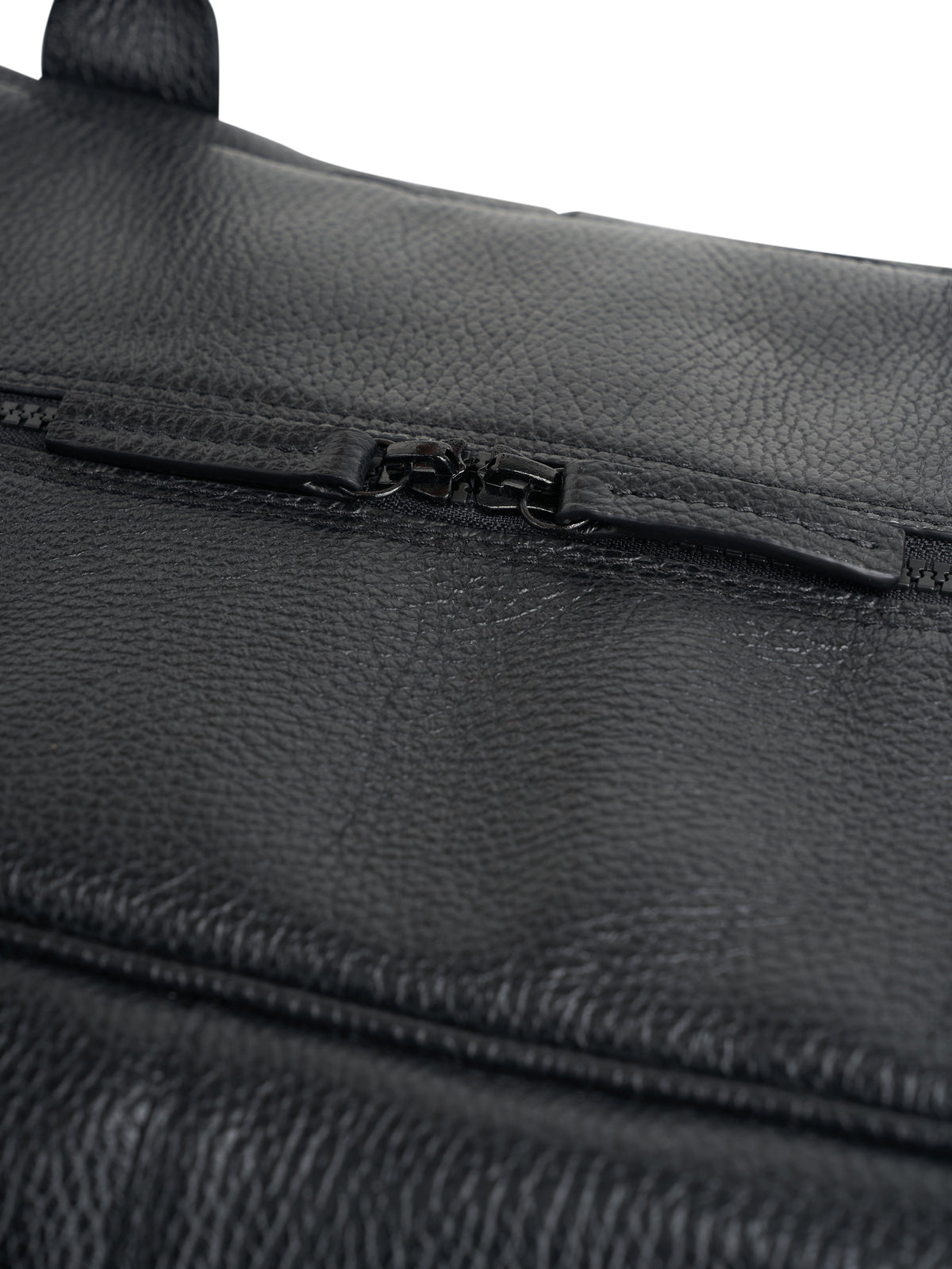 Oliver Spencer x Secret Trips Leather Travel Bag Black