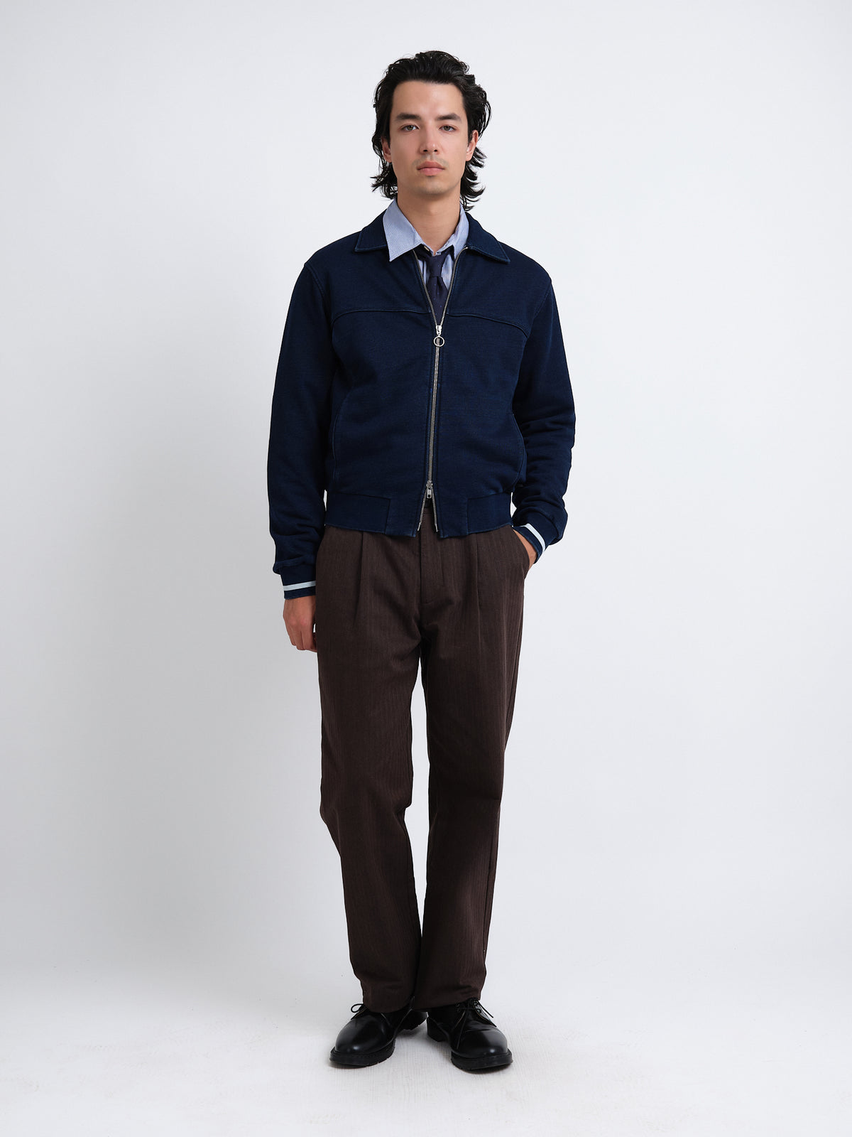 Harrison Jersey Jacket Lester Indigo
