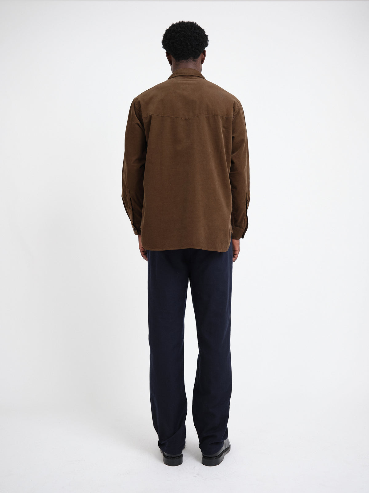 Penryn Overshirt (Loose Fit) Mersey Cord Caramel Brown