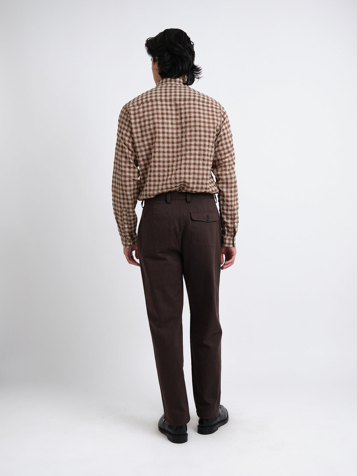 Morton Pleated Trousers Oscar Brown