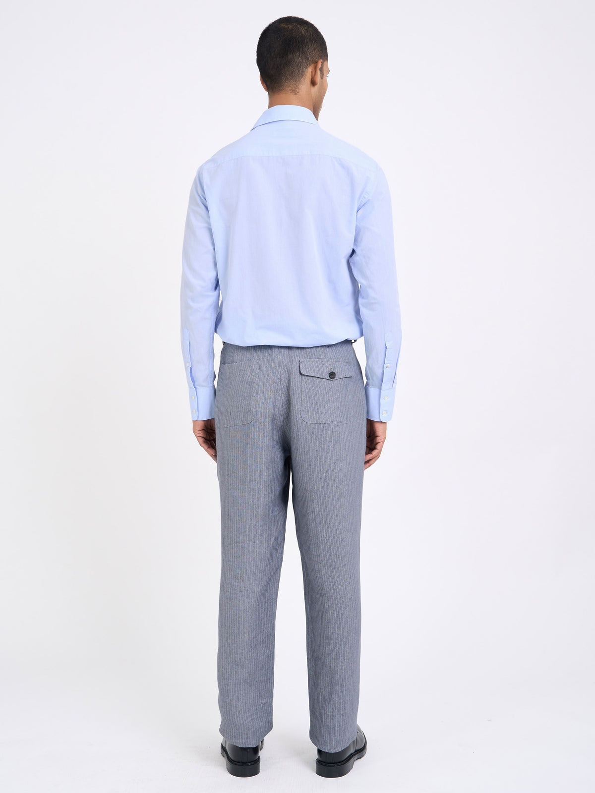 Morton Pleated Trousers Wilkins Grey